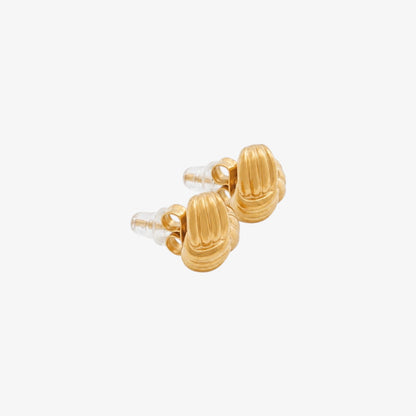Knot Stud Earrings Gold — waterproof stainless steel womens earrings | LAFENY